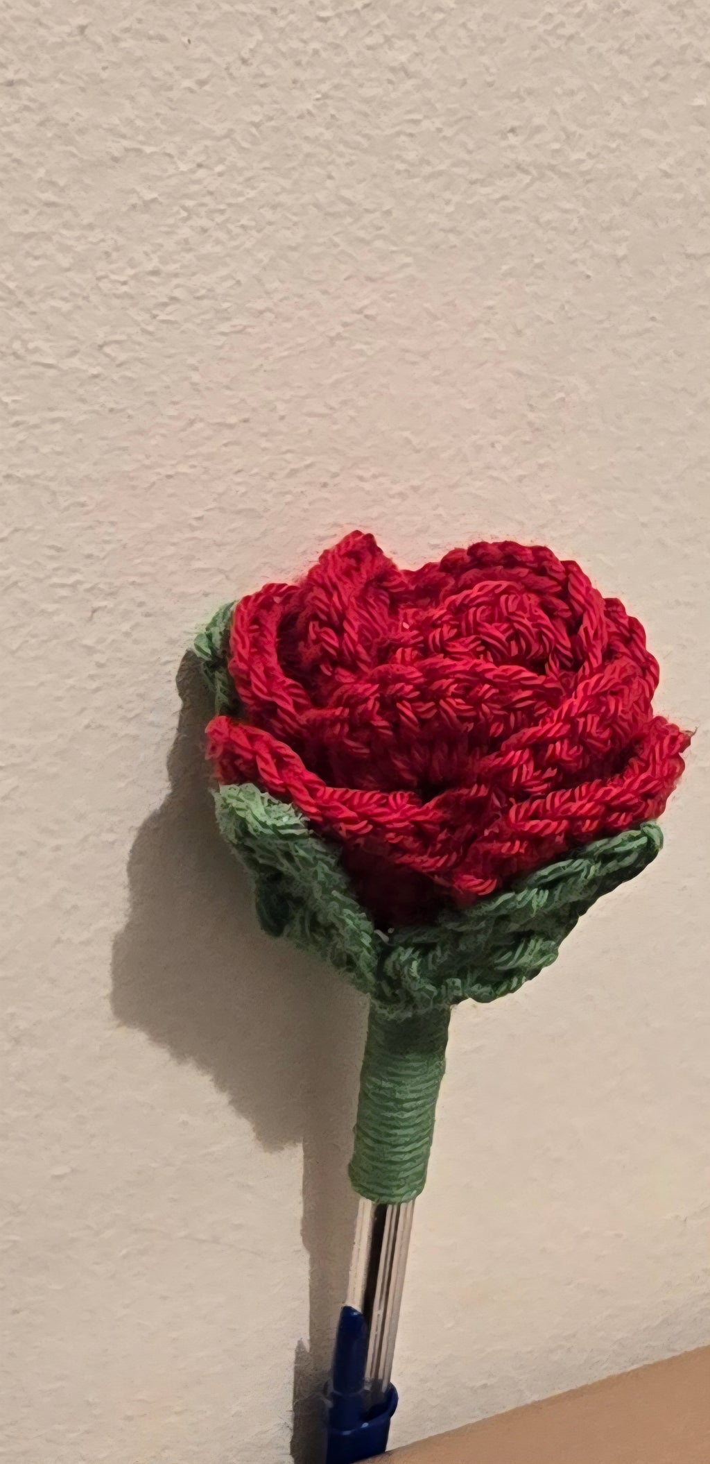 Boligrafo de rosa