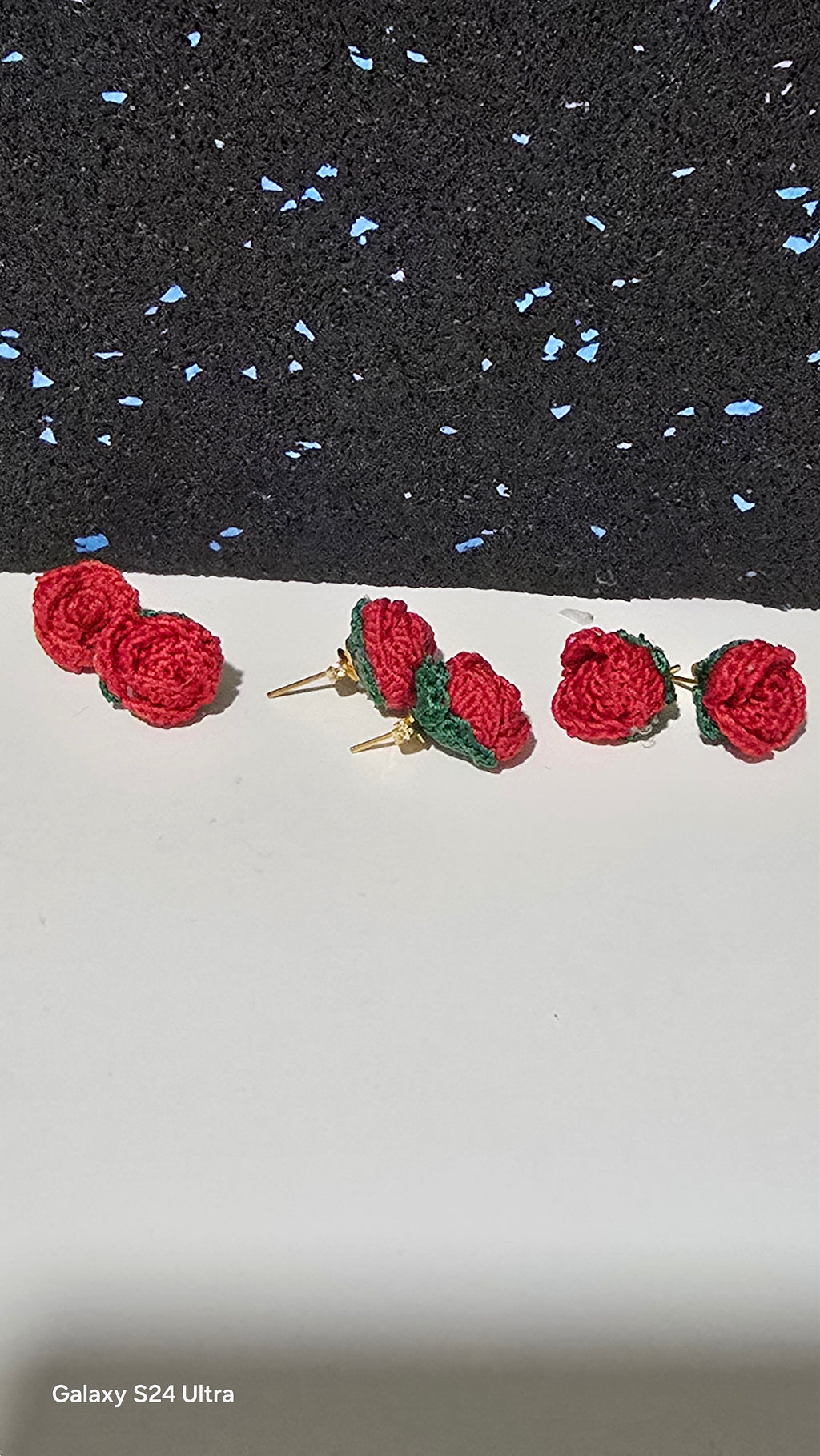 Pendientes de rosas