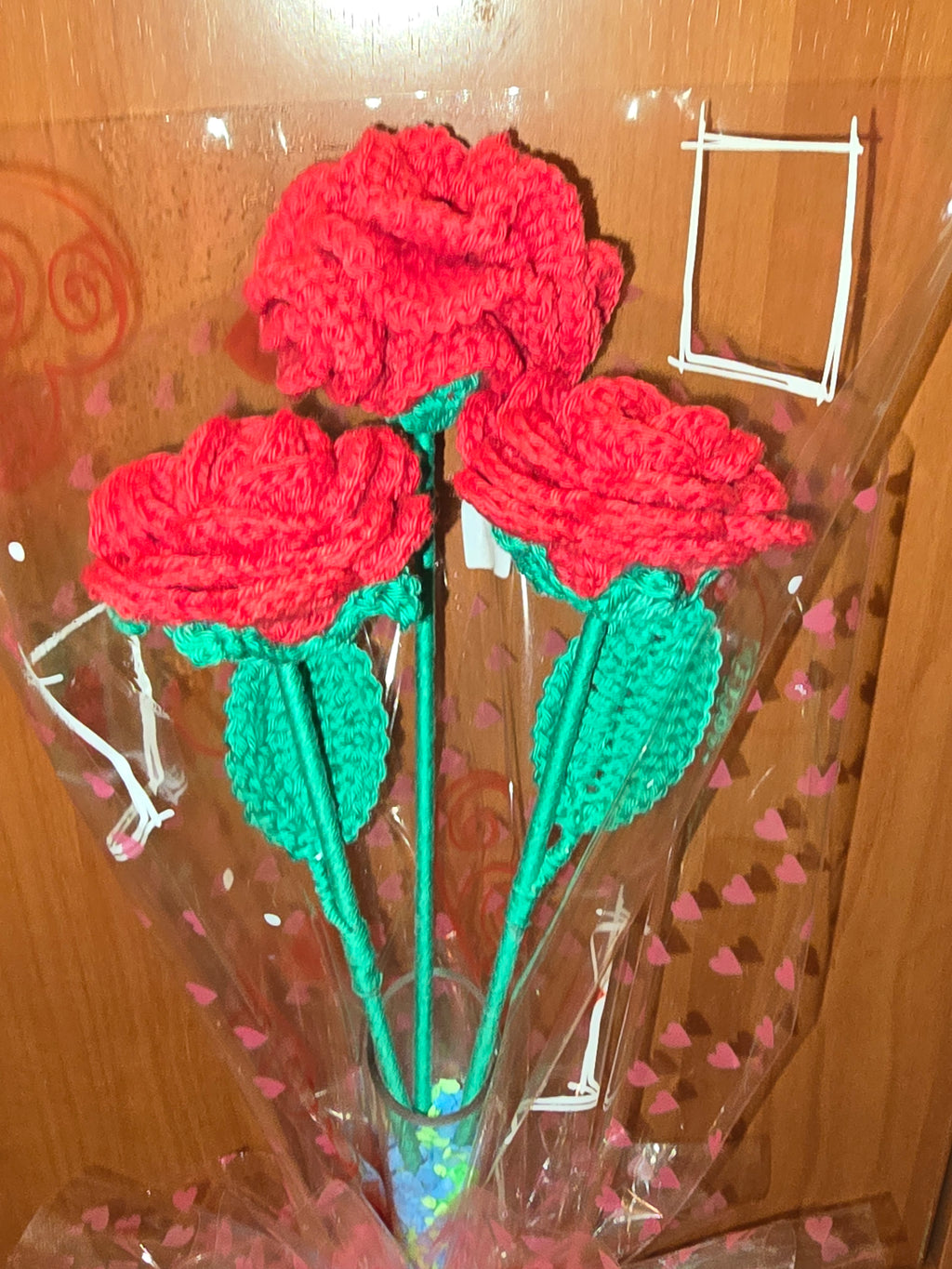 Rosas a ganchillo