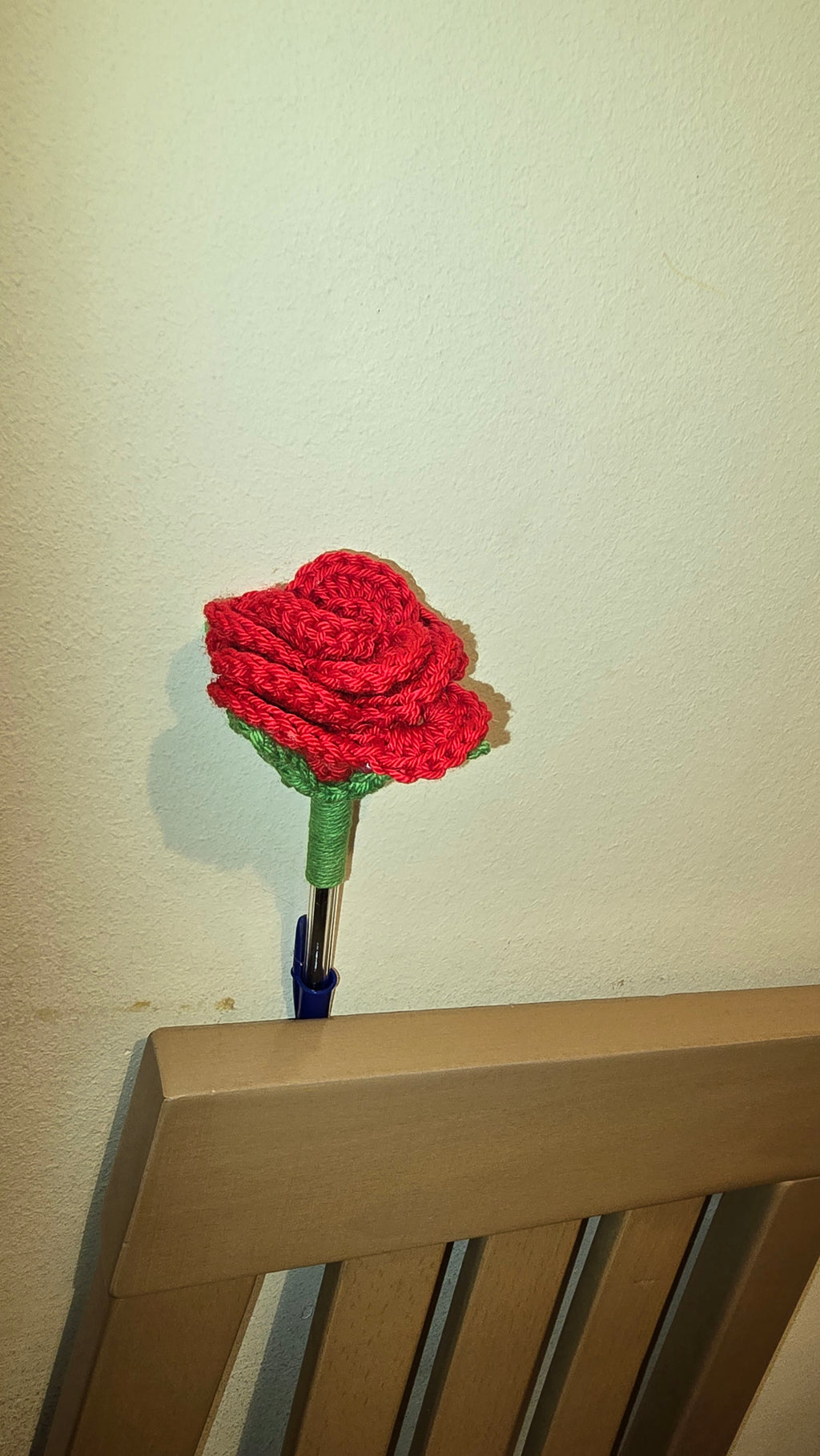 Boligrafo de rosa