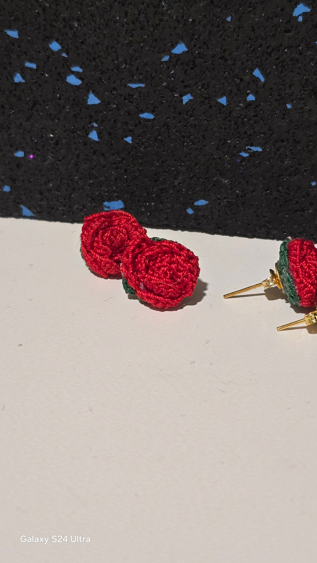 Pendientes de rosas