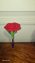 Boligrafo de rosa