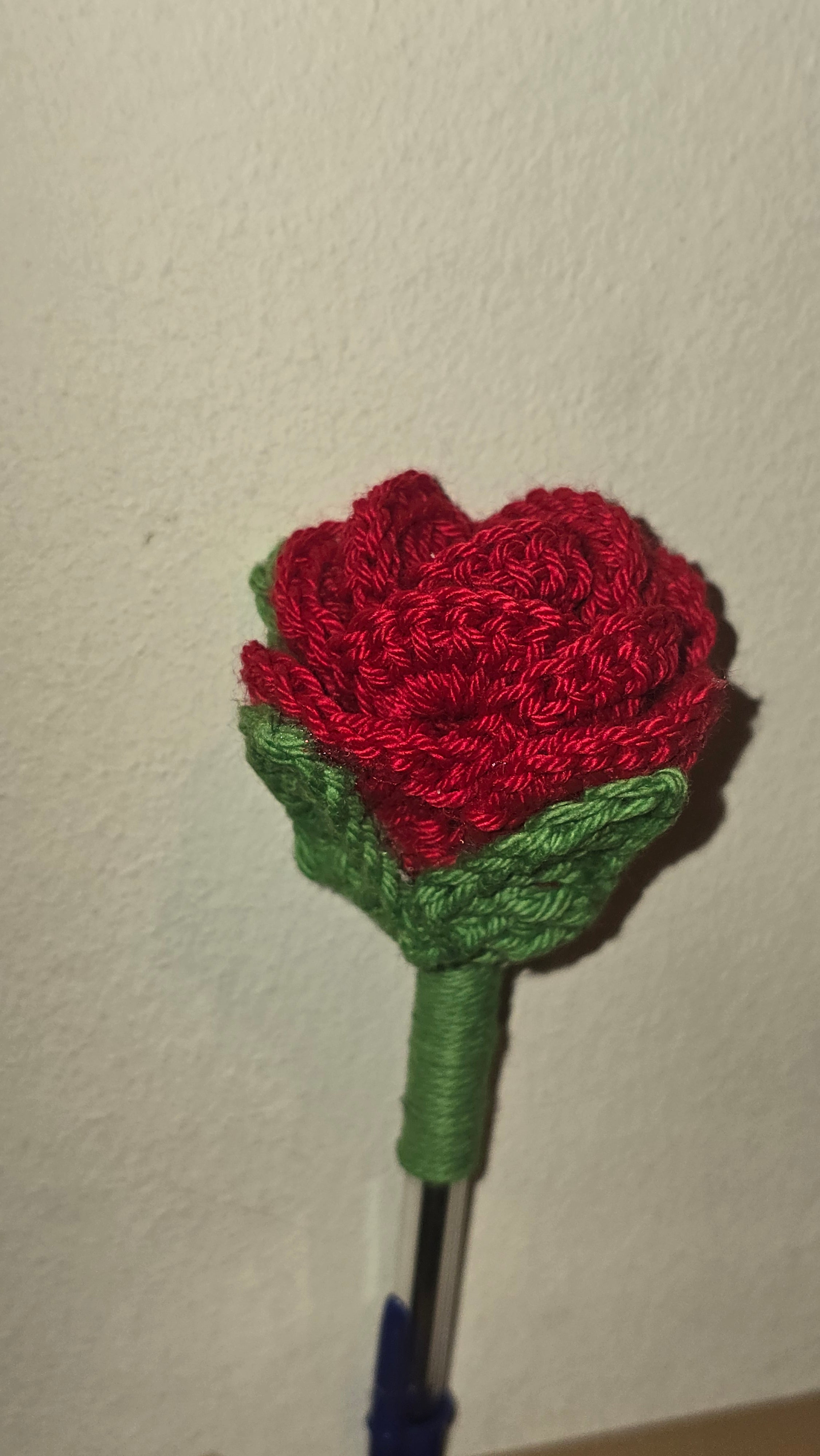 Boligrafo de rosa