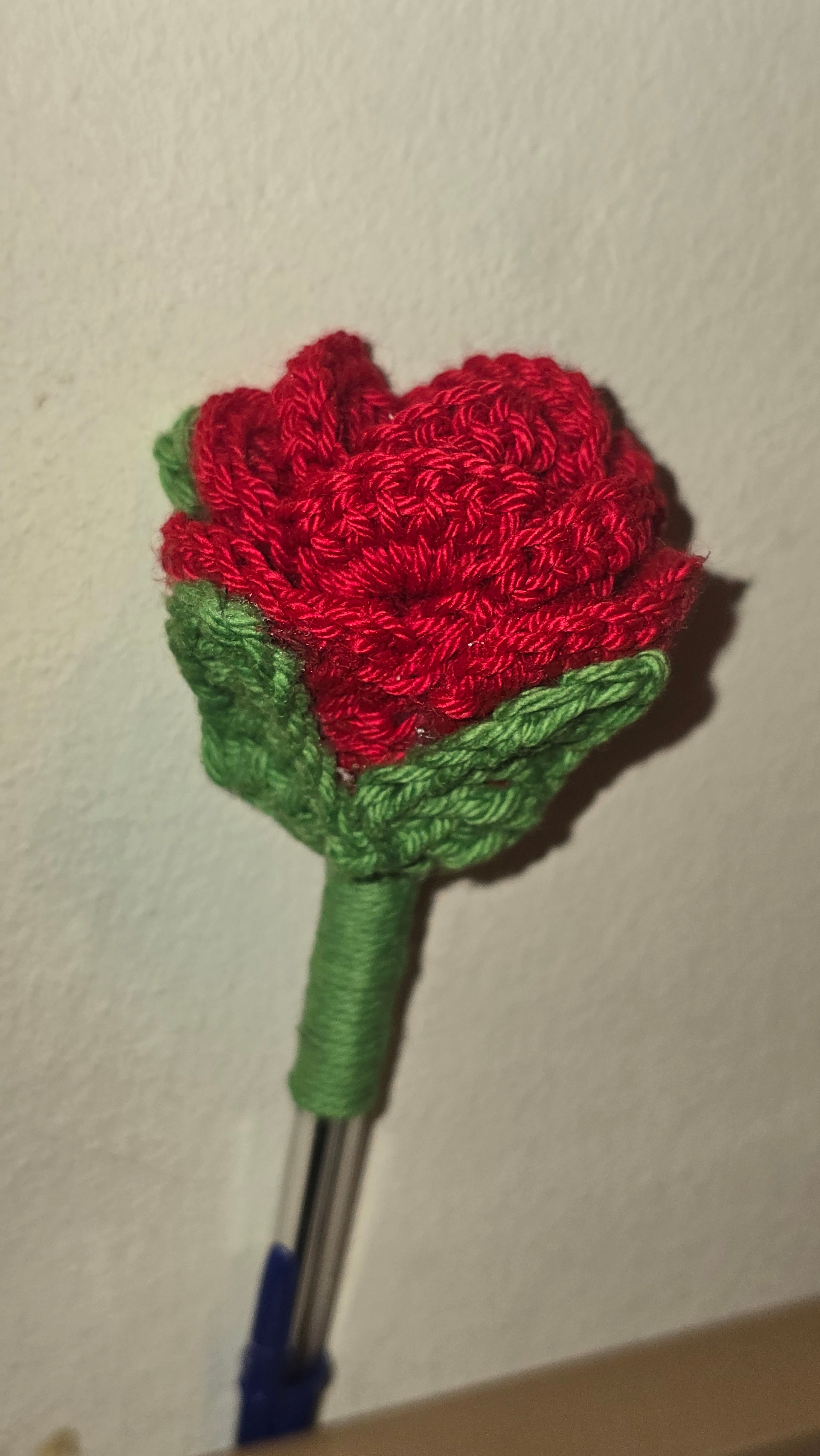 Boligrafo de rosa